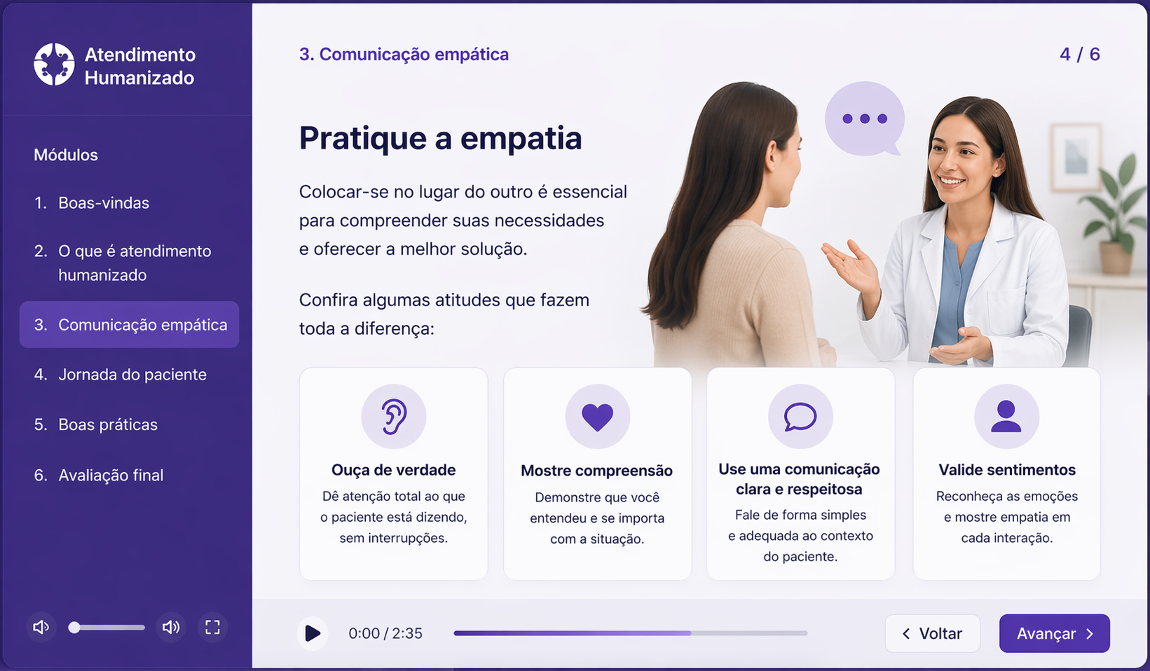 Curso de Certificação em Atendimento Humanizado - 1